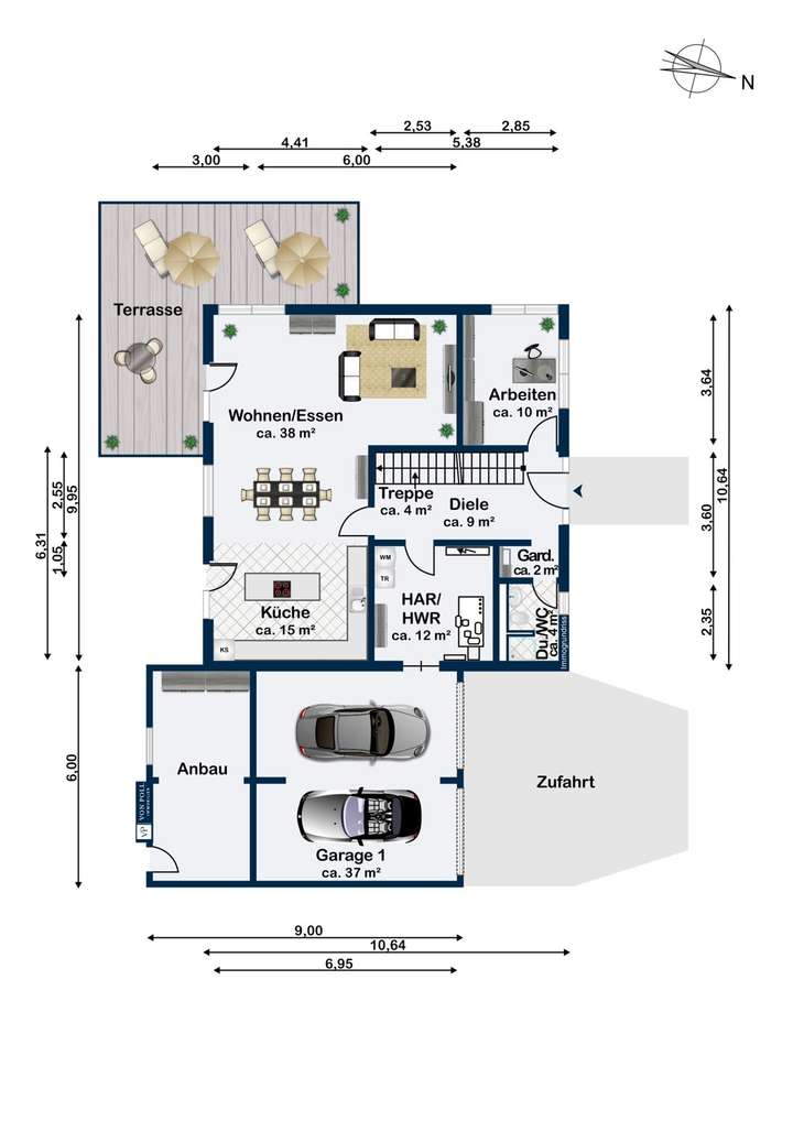 Grundriss Untergeschoss