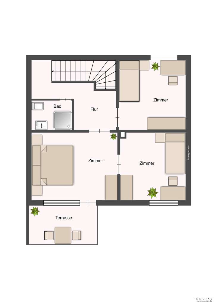 Grundriss Obergeschoss