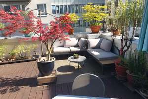 Attraktive helle 3-Zimmer-Wohnung im Zentrum von Darmstadt mit außergewöhnlicher Dachterrasse