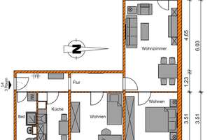 Frisch rausgeputzt - diese Wohnung hat auf dich gewartet – Bebertaler Straße 5, 39124 Neue Neustadt, Magdeburg – Vorschaubild 7