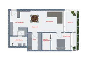 Terrassenwohnung mit 2 Zimmern zum wohlfühlen – Neckarpromenade 14, 68167 Neckarstadt-Ost/Wohlgelegen, Mannheim – Vorschaubild 20