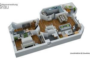 Gut geschnittene 3-Zimmer-Wohnung im 2. OG mit schönem Balkon in sehr gepflegter grüner Wohnanlage – Herzog-Ferdinand-Straße 13, 85456 Wartenberg – Vorschaubild 15