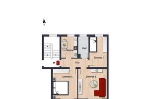 Tageslichtbadezimmer und zentrale Anbindung // 2.OG links – Laagbergstr. 60, 38440 Hohenstein, Wolfsburg – Vorschaubild 5