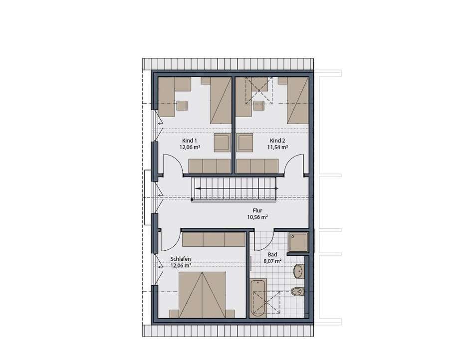 Grundriss Obergeschoss