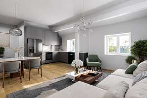 Stilvoll & frisch sanierte Altbau DG-Wohnung in bester Lage von Krefeld-Bockum (KfW70) – Die vollständige Adresse der Immobilie erhältst du vom Anbieter., 47800 Bockum, Krefeld – Vorschaubild 2