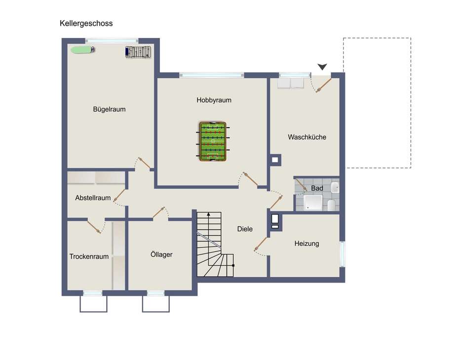 Grundriss Kellergeschoss