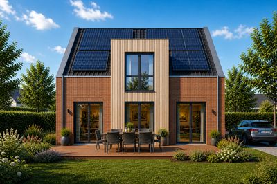Familienglück im Dorfkern: Modernes KfW-40-Haus mit großem Garten
