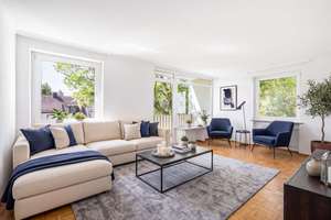 Bezugsfreie 3-Zimmer-Wohnung mit zwei Balkonen und Blick ins Grüne