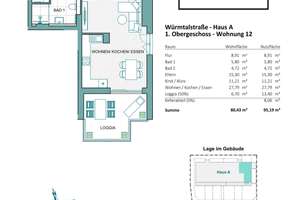 Attraktive 3-Zimmer-Wohnung mit Loggia und zwei Bädern – Gaberlstraße 8, 81375 Großhadern, München – Vorschaubild 7