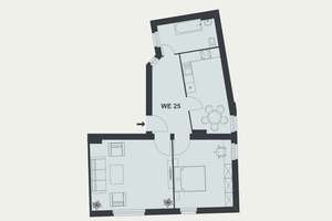 Ruhige Wohnlage: Gemütliche 2-Zimmer-Wohnung, vermietet, Berlin-Tempelhof! – Kurfürstenstraße 57, 12105 Mariendorf, Berlin – Vorschaubild 2
