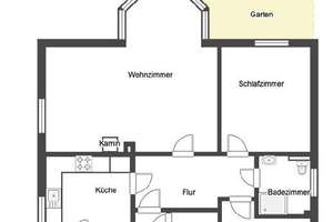 Frisch renoviert: 3-Zimmer-EG-Wohnung mit großem Garten, Kamin und TG-Stellplatz – 21739 Dollern – Vorschaubild 8