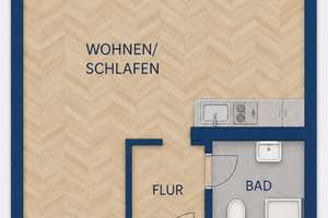 Gepflegtes und ruhiges Apartment in schöner Wohnanlage  – Ährenweg 7, 95448 Wolfsbach, Bayreuth – Vorschaubild 4