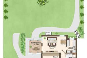 Schicke 3 Zimmer Gartenwohnung mit Wellnessbereich, 2 Keller und TG Stellpl. – Die vollständige Adresse der Immobilie erhältst du vom Anbieter., 86179 Haunstetten-Süd, Augsburg – Vorschaubild 31
