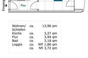 Ihr neues Zuhause: Bezugsfertige 1-Zimmerwohnung mit Balkon! – Prohliser Allee 33, 1239 Prohlis-Süd, Dresden – Vorschaubild 2