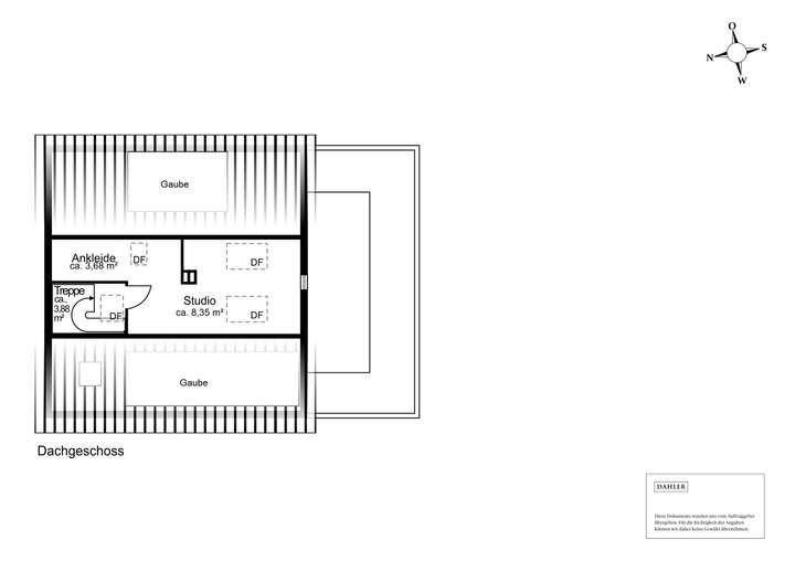 Grundriss Dachgeschoss