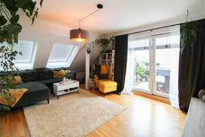 Freistehende 3 Zimmer Dachgeschosswohnung in Leipzig Stötteritz mit Aufzug und Loggia – Die vollständige Adresse der Immobilie erhältst du vom Anbieter., 4299 Stötteritz, Leipzig – Vorschaubild 1