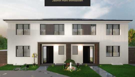 Bild von Doppelhaus mit Zugang zum Naturschutzgebiet - Gestalten Sie Ihr neues Zuhause selbst!