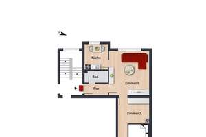 Kleine aber feine Wohnung auf dem Laagberg // 1.OG. links – Laagbergstr. 74, 38440 Hohenstein, Wolfsburg – Vorschaubild 10
