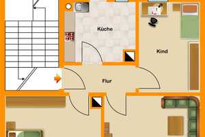 GUT AUFGETEILTE 3-ZIMMERWOHNUNG IN EINEM ALTBAU IN DER PFORZHEIMER-SÜDWESTSTADT – Bleichstraße 109, 75173 Pforzheim – Vorschaubild 6