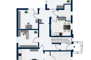 Exklusive Villa mit luxuriöser Maisonette-Wohnung & 2 Ferienwohnungen & vermieteter Gewerbeeinheit – Die vollständige Adresse der Immobilie erhältst du vom Anbieter., 17192 Waren (Müritz) – Vorschaubild 40