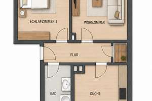 Lichtdurchflutete 2-Zimmer-Wohnung in ruhiger & grüner Lage von Bühlau – EBK auf Wunsch möglich – Hauptstraße 4c, 1909 Großharthau – Vorschaubild 10