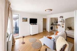Helle freundliche 1-Zimmer-Wohnung mit Balkon in München-Hadern – Kleinhadener Str. 57, 80689 Blumenau, München – Vorschaubild 3