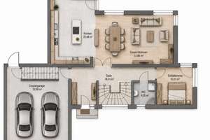 185 m² KFW-60 Einfamilienhaus mit Erdwärme, PV und Doppelgarage bei Neuburg – Die vollständige Adresse der Immobilie erhältst du vom Anbieter., 86697 Oberhausen – Vorschaubild 96