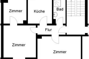 Frisch renovierte, gemütliche Wohnung am Sonnenhügel – Am Vogelsang 2, 49088 Sonnenhügel, Osnabrück – Vorschaubild 2