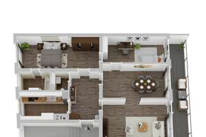 Gepflegte 4-Zimmer-Wohnung mit Sonnenloggia und Garage in bevorzugter Lage von Bonn - Poppelsdorf – Die vollständige Adresse der Immobilie erhältst du vom Anbieter., 53115 Poppelsdorf, Bonn – Vorschaubild 14