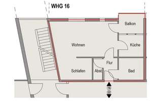 1,5-Zimmer Wohnung mit Balkon im 1. OG in Freiburg-Stühlinger – Die vollständige Adresse der Immobilie erhältst du vom Anbieter., 79106 Alt-Stühlinger, Freiburg im Breisgau – Vorschaubild 1