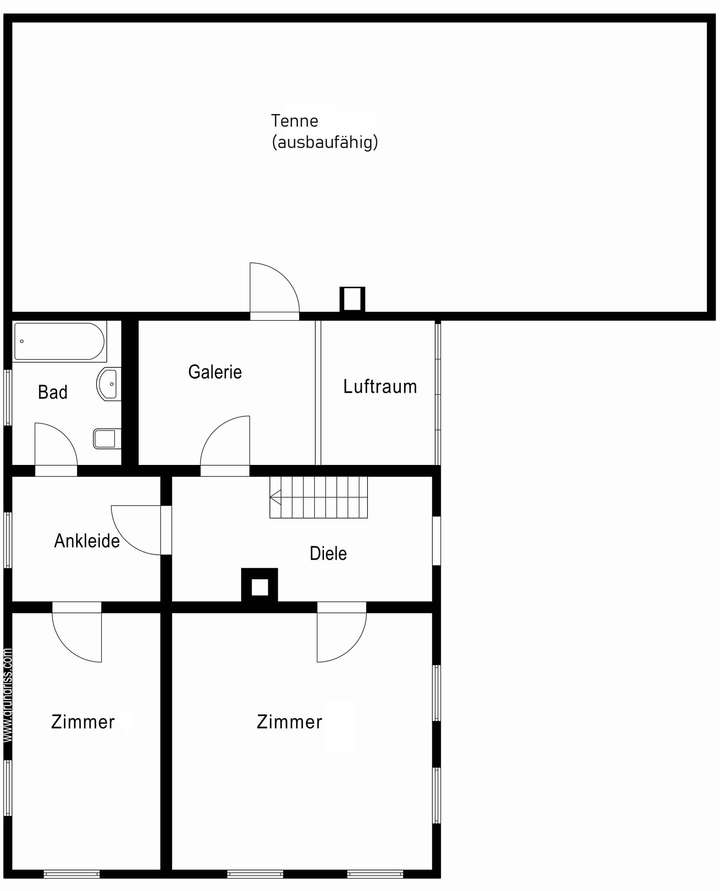 Grundriss Obergeschoss