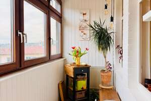 Maisonette-Altbauwohnung mit Dachterrasse & ausgebauter Bühne mit Sichtgebälk, reduzierte Stehhöhe  – 70199 Südheim, Stuttgart – Vorschaubild 24