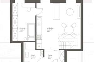 QNG-Neubau: 3-Zimmer Maisonettewohnung mit Balkon in ruhiger Sackgassenlage – Pommernstraße 12, 48167 Gremmendorf-West, Münster – Vorschaubild 3