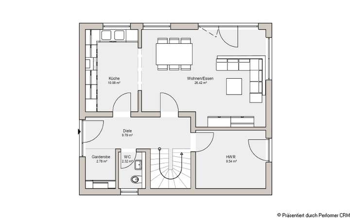 Grundriss Erdgeschoss