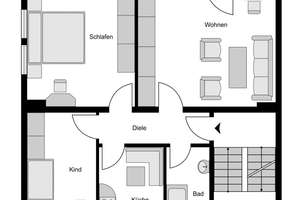 Vermietete Etagenwohnung mit Charme 
in Riemke – Die vollständige Adresse der Immobilie erhältst du vom Anbieter., 44809 Hofstede, Bochum – Vorschaubild 8