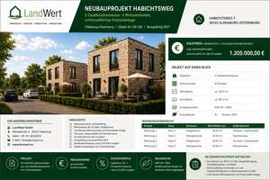 Neubauprojekt - Im idyllischen Habichtsweg, zwei Zweifamilienhäuser im KFW-40 Standard mit QNG Zerti