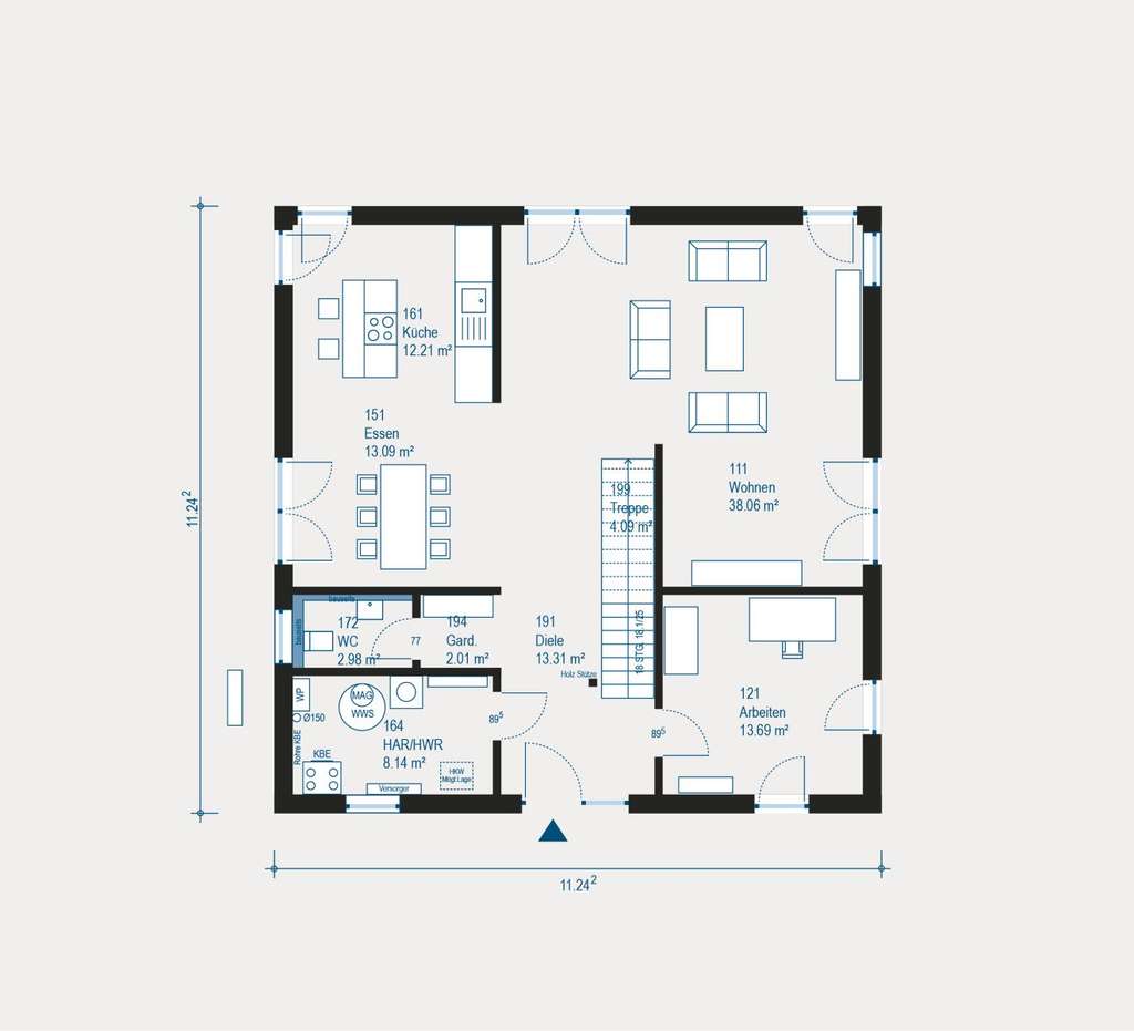 Immobilie in Much - Ihr individuelles Einfamilienhaus in Much - Flexibel geplant und energieeffizient gebaut - Bild 2