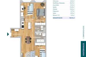 *** Loftstyle ohne Ende * 4-Raum mit Balkon * Bad mit Wanne & Gäste-WC * Parkett * TG *** – Straße der Nationen 80, 9111 Zentrum, Chemnitz – Vorschaubild 16