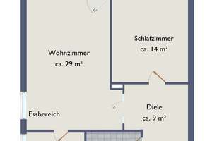 Top gepflegte Wohnung mit traumhaften Balkon in Hamburg-Rahlstedt (Oldenfelde) – Die vollständige Adresse der Immobilie erhältst du vom Anbieter., 22147 Rahlstedt, Hamburg – Vorschaubild 2