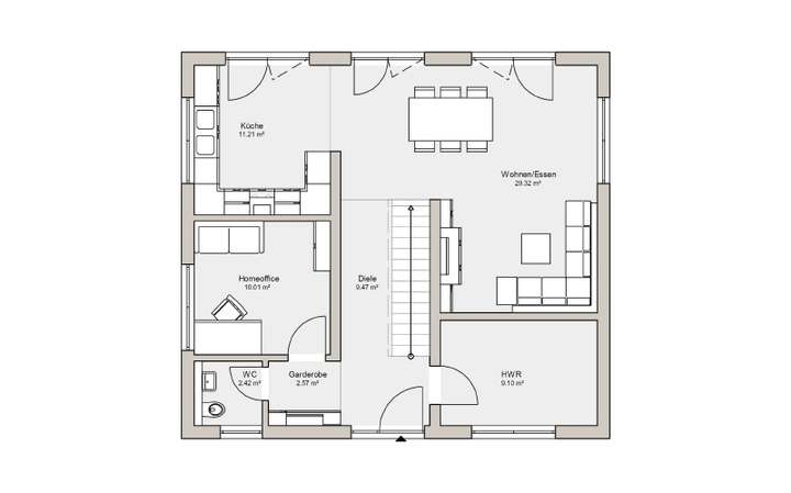 Grundriss Erdgeschoss