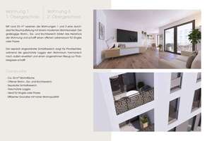 Neubau im Gereonsviertel – stilvolle 2-Zimmer-Wohnung mit geschützter Loggia! WE 1 – 50670 Altstadt/Nord, Köln – Vorschaubild 3