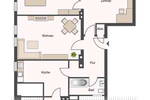 Frisch renovierte 3-Zimmer-Altbauwohnung im Darmstädter Paulusviertel – 64285 Bessungen, Darmstadt – Vorschaubild 4