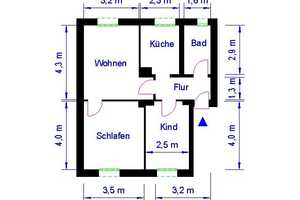 3-Zimmerwohnung Magdeburg – Holzweg 41, 39128 Magdeburg – Vorschaubild 2