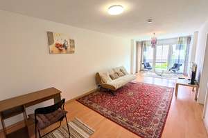 Helle & ruhige 2-Zimmer-Wohnung: Voll möbliert, franz. Balkon, inkl. Tiefgarage & Top-Anbindung