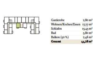 BEZUGSFREI! "Palais Klingelhöffer": Elegante 2-Zimmer-Wohnung mit Balkon – Graf-von-Schwerin-Straße 13, 14469 Nauener Vorstadt, Potsdam – Vorschaubild 6