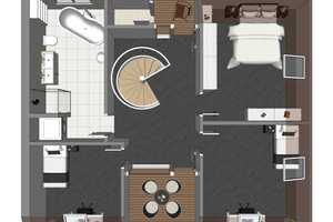 EXCLUSIV! Kernsanierte Maisonette-Wohnung 4 ZKB mit Aufzug in Mannheim City – Mannheim – Vorschaubild 3