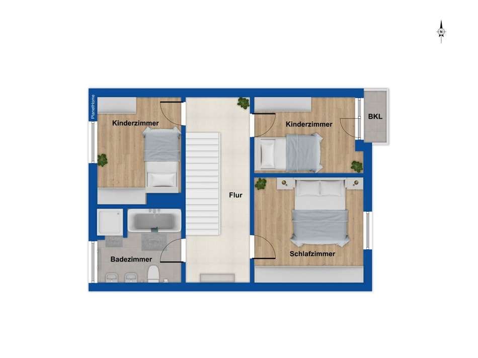 Grundriss Obergeschoss