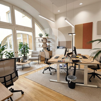 Zentral gelegene Büroflächen in denkmalgeschütztem Altbau. combine Transatcion