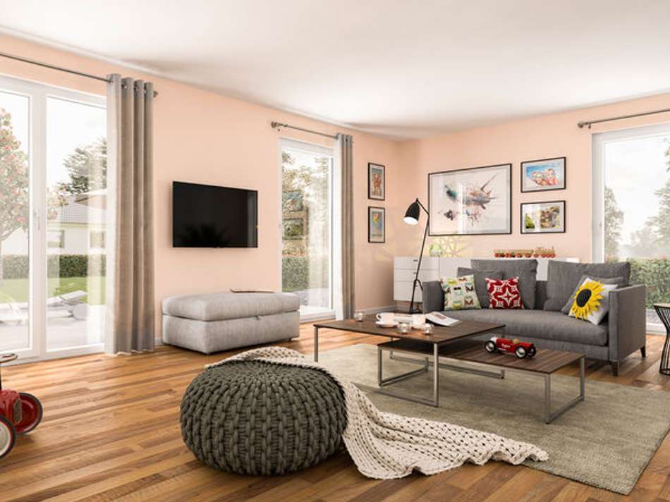 Wohnbeispiel Wohnzimmer