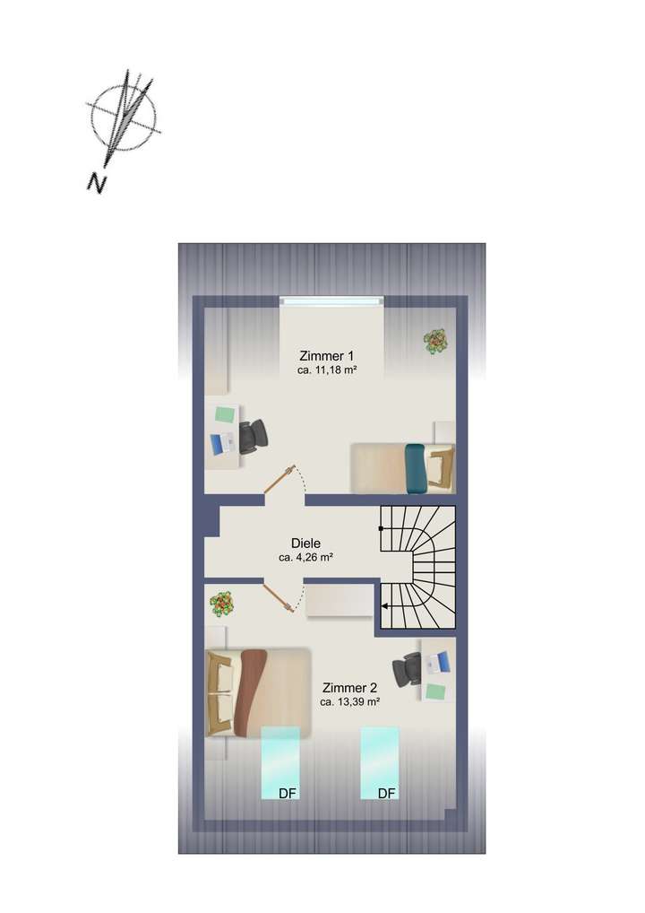 Grundriss Dachgeschoss